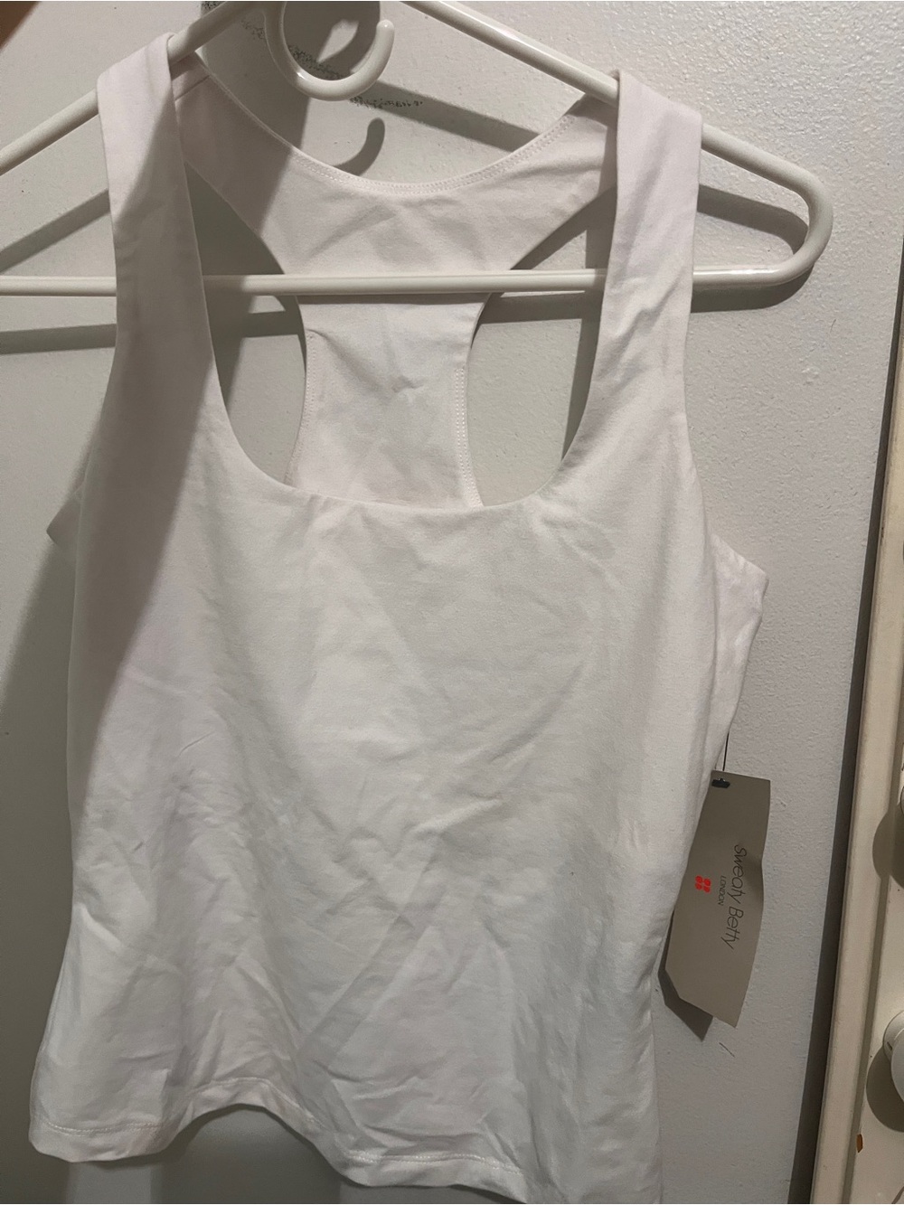 Sweaty Betty White Racerback Tank